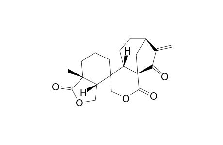 ENT-6,20-DIHYDROXY-15-OXO-6,7-SECO-KAUR-16-EN-7,19-DIOIC-ACID-7,20-LACTONE-19,16-LACTONE