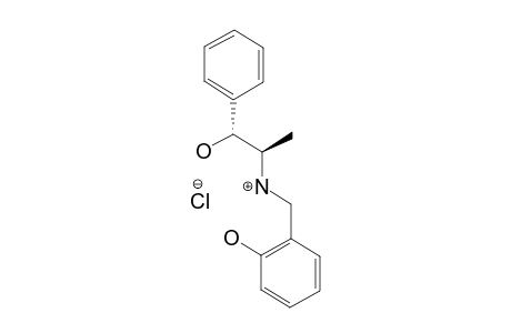 (1R,2R)-2-[(2-HYDROXY-1-METHYL-2-PHENYLETHYLAMINO)-METHYL]-PHENOL-HYDROCHLORIDE