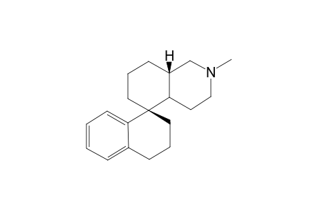 (+/-)-2-METHYLSPIRO-[(1,2,3,4,4A,5,6,7,8,8A-DECAHYDROISOQUINOLINE)-5,1'-(1',2',3',4'-TETRAHYDRONAPHTHALENE)]