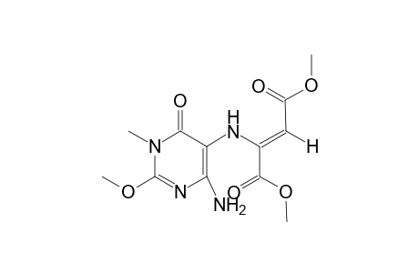 6-AMINO-5-(1,2-(E)-DICARBOMETHOXYVINYL)-AMINO-3-METHYL-2-METHOXYPYRIMIDIN-4(3H)-ONE