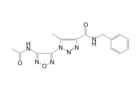 1-[4-(acetylamino)-1,2,5-oxadiazol-3-yl]-N-benzyl-5-methyl-1H-1,2,3-triazole-4-carboxamide