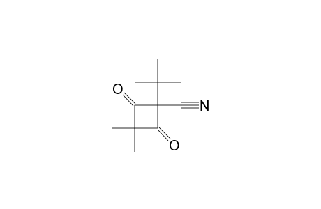 2-tert-Butyl-2-cyano-4,4-dimethyl-cyclobuta-1,3-dione