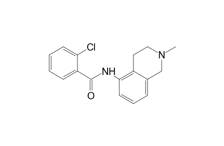 o-chloro-N-(2-methyl-1,2,3,4-tetrahydro-5-isoquinolyl)benzamide