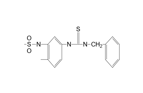 1-benzyl-3-(3-methanesulfonamido-p-tolyl)-2-thiourea