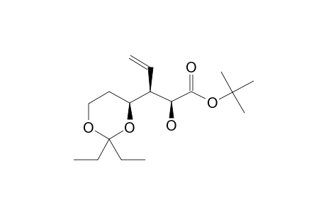 [SYN(3,*),SYN(2,3)]-26D;TERT.-BUTYL-(2S,3S)-3-[(S)-2,2-DIETHYL-1,3-DIOXAN-4-YL]-2-HYDROXYPENT-4-ENOATE