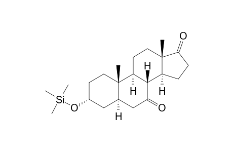 5.ALPHA.-ANDROSTAN-3.ALPHA.-OL-7,17-DIONE-TRIMETHYLSILYL ETHER