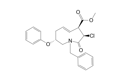 (PS)-(E)-(3R,4S,8R)-N-BENZYL-3-CHLORO-4-METHOXYCARBONYL-8-(PHENOXY)-2,3,4,7,8,9-HEXAHYDRO-1H-AZONIN-2-ONE;AMIDE-CONFORMATION-A