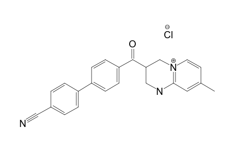 3-[4-(4-CYANOPHENYL)-BENZOYL]-1,2,3,4-TETRAHYDRO-8-METHYL-2H-PYRIDO-[1,2-A]-PYRIMIDINE-HYDROCHLORIDE