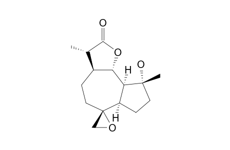 4-ALPHA-HYDROXY-1-ALPHA,5-ALPHA,6-BETA,7-ALPHA,11-BETA-H-GUAIAN-6,12-OLIDE-10(14)-ALPHA-EPOXIDE