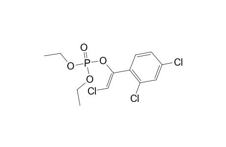 Phosphoric acid, 2-chloro-1-(2,4-dichlorophenyl)ethenyl diethyl ester, (E)-