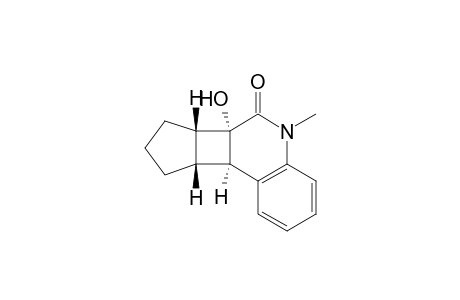 (+/-)-(6a.alpha.,6b.beta.,9a.beta.,9b.alpha.)-5,6a,6b,7,8,9,9a,9b-octahydro-6a-hydroxy-5-methyl-6H-cyclopenta[3,4]cyclobuta[1,2-c]quinolin-6-one