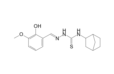 2-hydroxy-m-anisaldehyde, 4-(2-norbornyl)-3-thiosemicarbazone