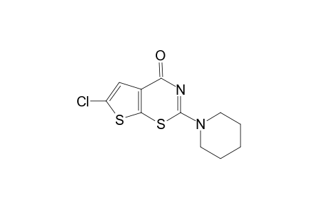 6-CHLORO-2-(PIPERIDIN-1-YL)-4H-THIENO-[3,2-E]-1,3-THIAZIN-4-ONE