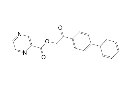 2-[1,1'-biphenyl]-4-yl-2-oxoethyl 2-pyrazinecarboxylate