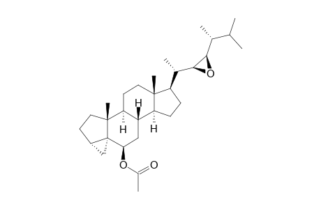 (22R,23R,24R)-24-METHYL-22,23-EPOXY-3-ALPHA,5-CYCLO-5-ALPHA-CHOLESTAN-6-BETA-YL-ACETATE