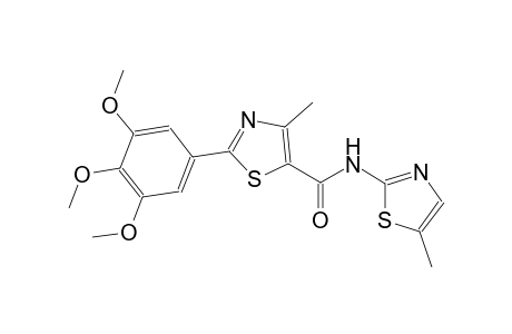 5-thiazolecarboxamide, 4-methyl-N-(5-methyl-2-thiazolyl)-2-(3,4,5-trimethoxyphenyl)-