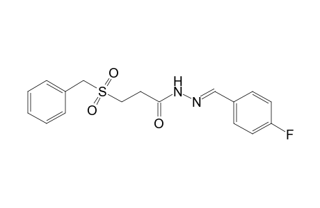 3-(benzylsulfonyl)propionic acid, (p-fluorobenzylidene)hydrazide