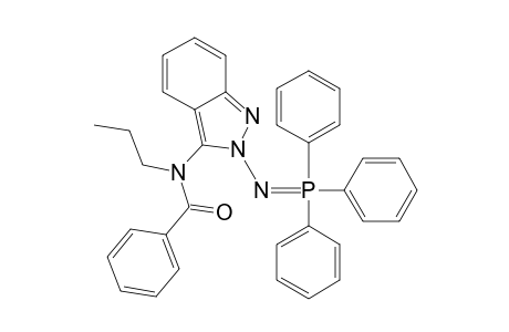 2-[(TRIPHENYLPHOSPHORANYLIDENE)-AMINO]-3-(N-PROPYL-N-BENZOYLAMINO)-2H-INDAZOLE