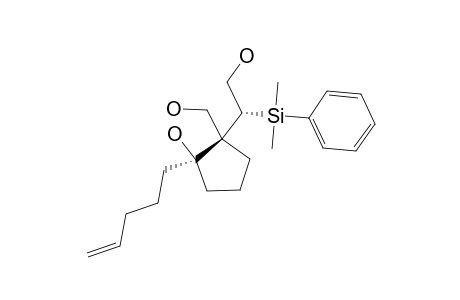 RAC-(1S,2R)-2-[(R)-1-[DIMETHYL-(PHENYL)-SILYL]-2-HYDROXYETHYL]-2-(HYDROXYMETHYL)-1-(PENT-4-EN-1-YL)-CYCLOPENTANOL