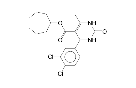 Cycloheptyl 4-(3,4-dichlorophenyl)-3,4-dihydro-6-methyl-2(1H)-oxopyrimidine-5-carboxylate