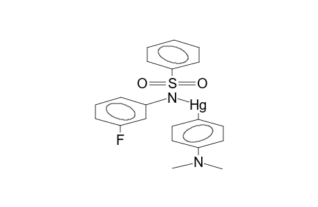 4-DIMETHYLAMINOPHENYL-[N-(3-FLUOROPHENYL)PHENYLSULPHONYLAMIDO]MERCURY