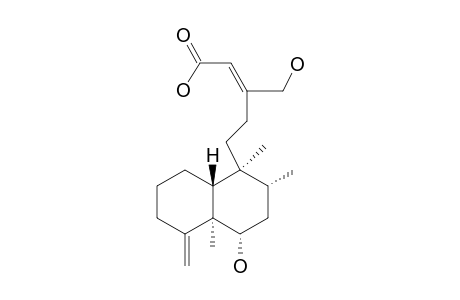 6-ALPHA,16-DIHYDROXYCLERODA-4-(18),13-DIEN-15-OIC_ACID