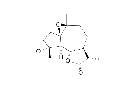 4-ALPHA-HYDROXY-5-ALPHA,6-BETA,7-ALPHA,11-BETA-H-GUAIAN-6,12-OLIDE-1(10)-BETA-EPOXIDE