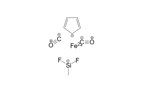 Dicarbonyl(pi-cyclopentadienyl)(difluoromethylsilyl)iron(II)