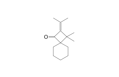 3,3-dimethyl-2-isopropylidenespiro[3.5]nonan-1-one