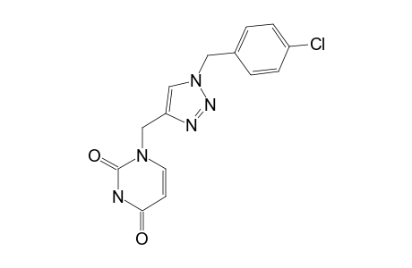 1-[[1-(4-CHLOROBENZYL)-1H-1,2,3-TRIAZOL-4-YL]-METHYL]-PYRIMIDINE-2,4-(1H,3H)-DIONE