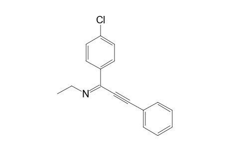 N-[1-(4-Chlorophenyl)-3-phenyl-2-propyn-1-ylidene)ethylamine