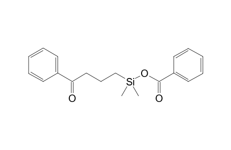 1-Phenyl-3-(benzoyloxy (dimethyl )silyl)-1-butanone