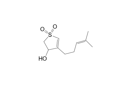 1,1-Diketo-4-(4-methylpent-3-enyl)-2,3-dihydrothiophen-3-ol