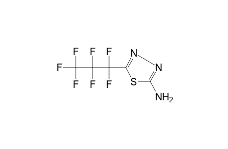 2-amino-5-(heptafluoropropyl)-1,3,4-thiadiazole