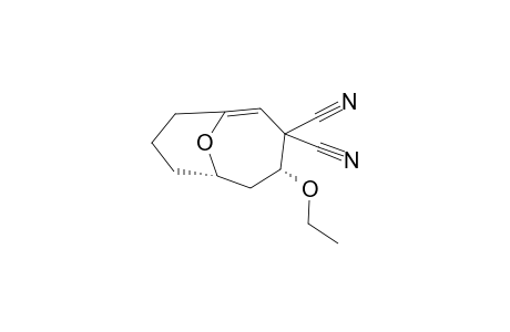 (4R*,6S*)-4-ETHOXY-10-OXABICYClO-[4.3.1]-DEC-1-ENE-3,3-DICARBONITRILE