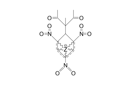 1-(3-Methyl-2,4-dion-3-yl)-2,4,6-trinitro-hexadienide anion