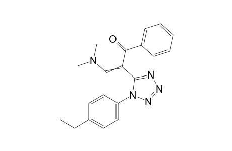 3-(dimethylamino)-2-(1-(p-ethylphenyl)-1H-tetrazol-5-yl]acrylophenone