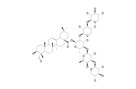 28-O-[XYLOPYRANOSYL-(1->3)-FUCOPYRANOSYL-(1->4)-[XYLOPYRANOSYL-(1->3)-XYLOPYRANOSYL-(1->2)]-RHAMNOPYRANOSYL]-GYPSOGENIN-ESTER