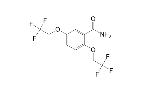 2,5-BIS(2,2,2-TRIFLUOROETHOXY)BENZAMIDE