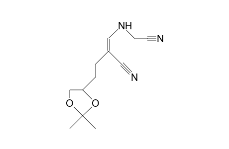 3-Cyanomethyleneamino-2-(3,4-isopropylidenedioxy-butyl)-acrylonitrile