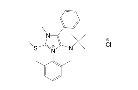 4-(TERT.-BUTYLAMINO)-3-(2,6-DIMETHYLPHENYL)-1-METHYL-2-(METHYLTHIO)-5-PHENYL-IMIDAZOLIUM-CHLORIDE