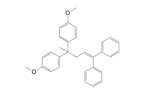 4,4-bis(p-methoxyphenyl)-1,1-diphenyl-1-pentene