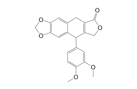 9-(3,4-DIMETHOXYPHENYL)-5,9-DIHYDRO-8H-FURO-[3',4':6,7]-NAPHTHO-[2,3-D]-[1,3]-DIOXOL-6-ONE