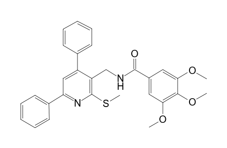 benzamide, 3,4,5-trimethoxy-N-[[2-(methylthio)-4,6-diphenyl-3-pyridinyl]methyl]-