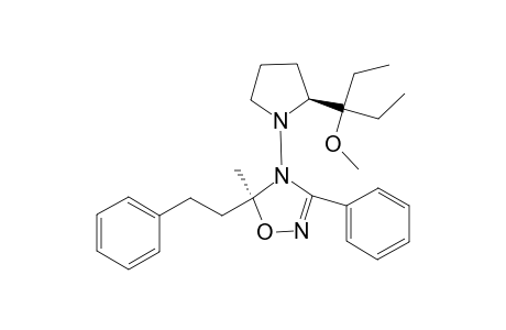 (2'S,5S)-(-)-4-[2-(1-ETHYL-1-METHOXYPROPYL)-TETRAHYDRO-1H-1-PYRROLYL]-5-METHYL-5-PHENYLETHYL-3-PHENYL-4,5-DIHYDRO-1,2,4-OXADIAZOLE