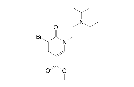 methyl 5-bromo-1-[2-(diisopropylamino)ethyl]-6-oxo-1,6-dihydro-3-pyridinecarboxylate