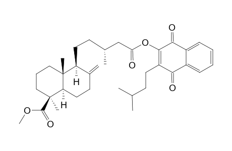 DIHYDROPRENYL-LAPACHOYL-JUNICEDRATE-METHYLESTER