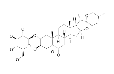 (25R)-5-ALPHA-SPIROSTAN-2-ALPHA,3-BETA,5-ALPHA,6-ALPHA-TETROL-2-O-BETA-D-GLUCOPYRANOSIDE