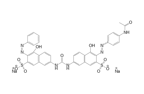 2-Naphthalenesulfonic acid, 3-[[4-(acetylamino)phenyl]azo]-4-hydroxy-7-[[[[5-hydroxy-6-(phenylazo)-7-sulfo-2-naphthalenyl]amino]carbonyl]amino]-, disodium salt