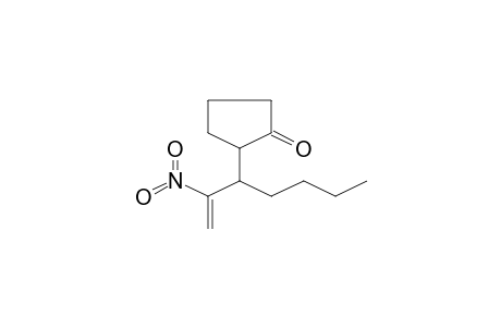 2-(1-Butyl-2-nitro-2-propenyl)cyclopentanone